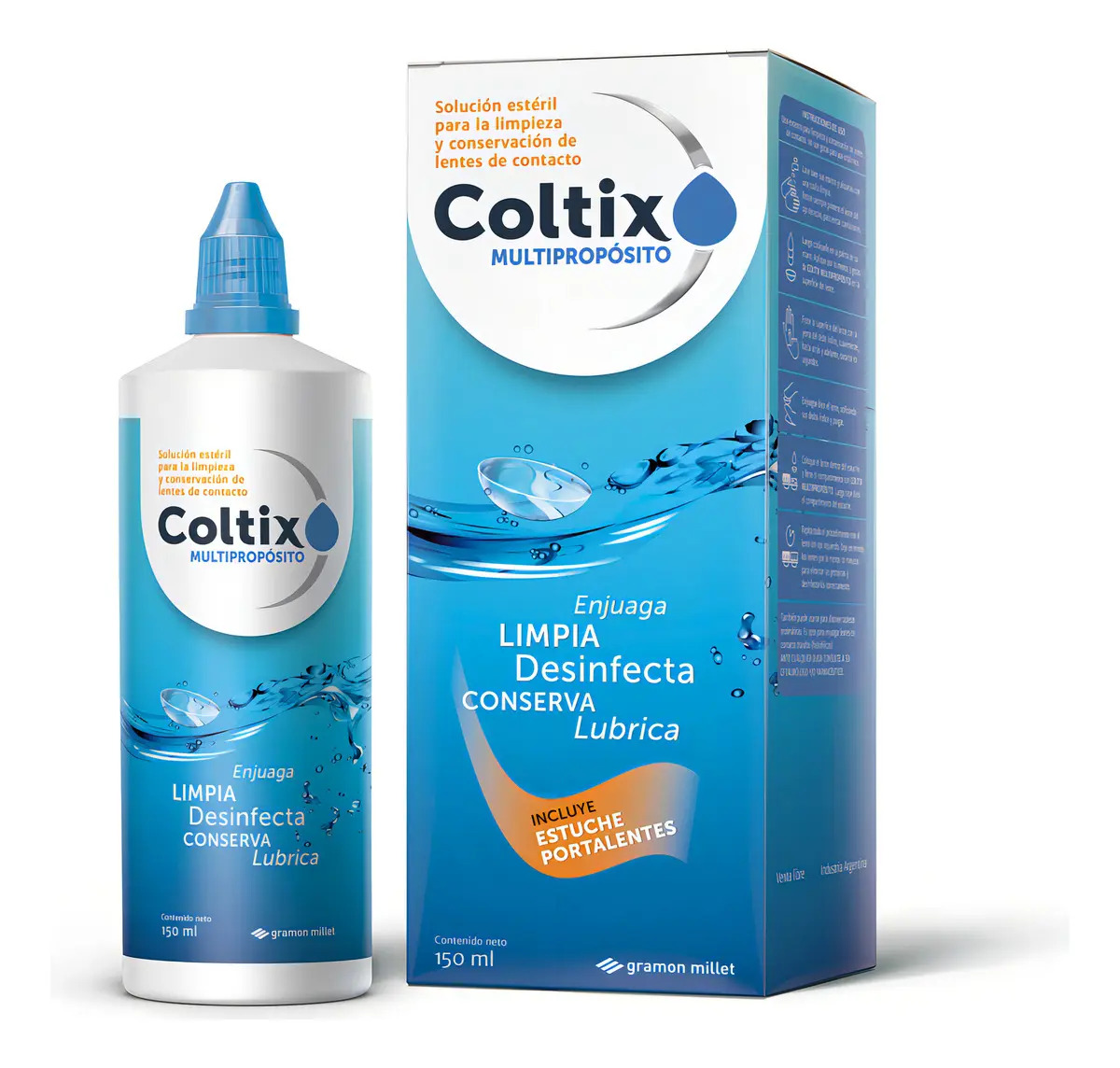 Coltix Solución Multipropósito 150ml Líquido Lentes De Contacto