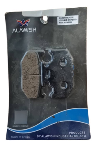 Pastilla De Freno Alawish Trasero Suzuki Dr-650**