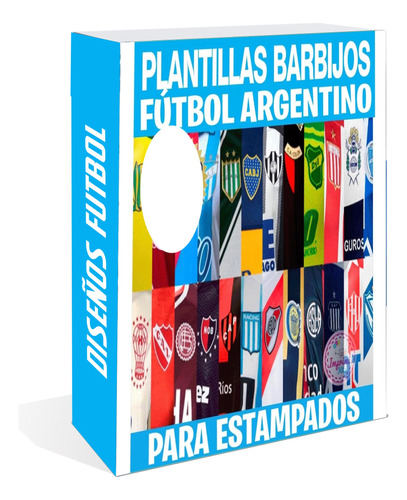 Plantillas Sublimacion Tapabocas Barbijos Futbol Argentino
