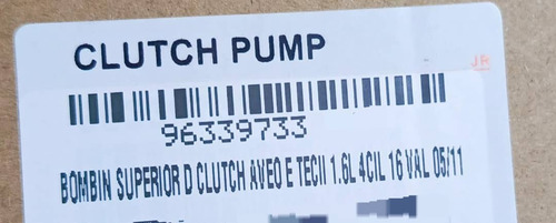 Bombin Superior De Clutch Aveo Tecii 4cil 16val 05/11