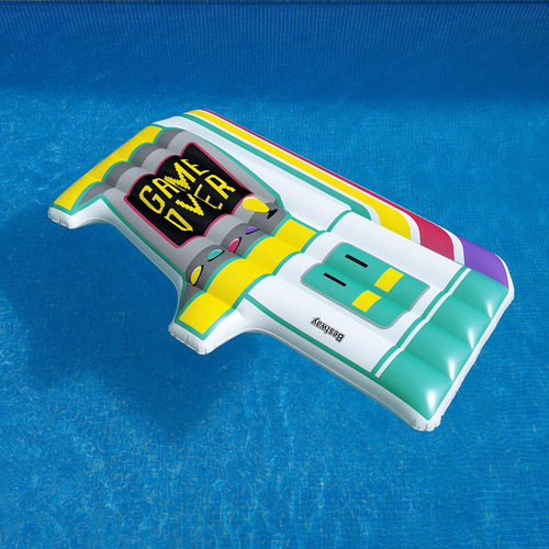 Inflable Salvavidas Montable Bestway Diseño Arcade 181 Cm Color Blanco