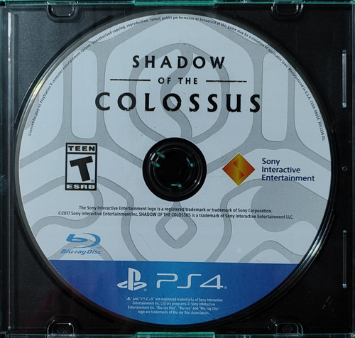 Ps4 - Shadow Of The Colossus - Solo Cd Original R (Reacondicionado)