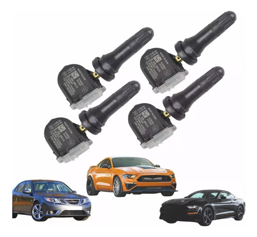 4p Sensor Llanta Presión Tpms Ford Mustang Lobo Fusion F150