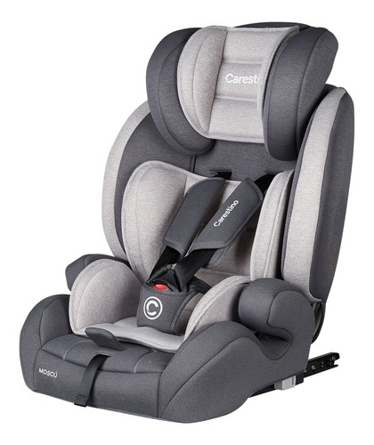 Butaca Silla Auto Bebe 1/2/3 9-36kg Isofix Moscú Gris Claro