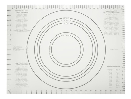 Manta Mat Tapete De Amasado Y Medir 60cmx 45cm