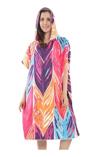 Bata De Baño De Surf Bañador De Playa Con Capucha | Envío Gratis