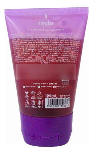 Kit Skincare Limpeza Facial Melu Uva Ruby Rose