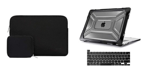 Funda Para Macbook Pro De 16 Mosiso Carcasa Rigida Negro