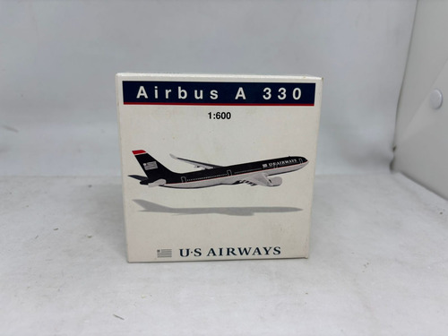 Avion Airbus A330 Us Airways 1/600 Schabak Negro (Usado)
