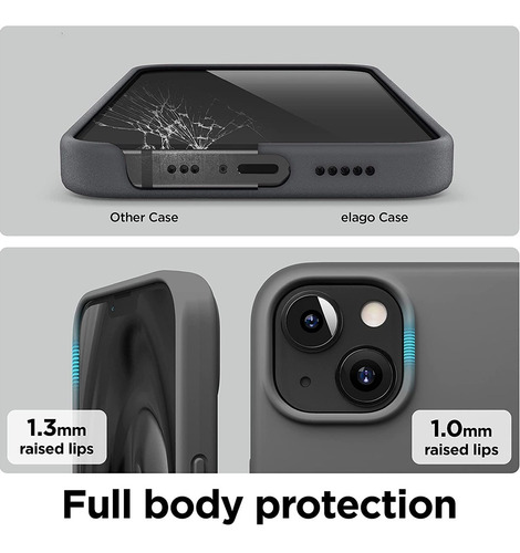 Funda De Silicona Liquida Para iPhone 13
