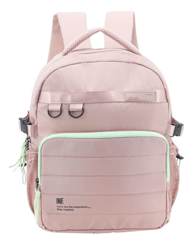 Mochila Becky Influencer Rosa Liso