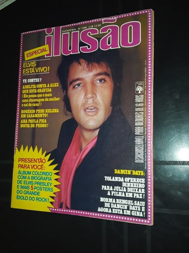Revista Ilusão Especial Elvis Presley N° 298 Com Posters (Usado)