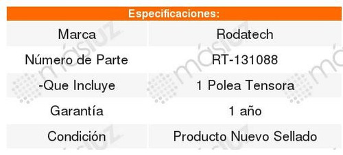 Polea Tensora Accesorios Dodge Durango 3.7l 08 Al 09