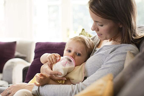 Imagen 5 de 6 de Tommee Tippee Set 3 Mamilas Rosa Biberón Recién Nacido