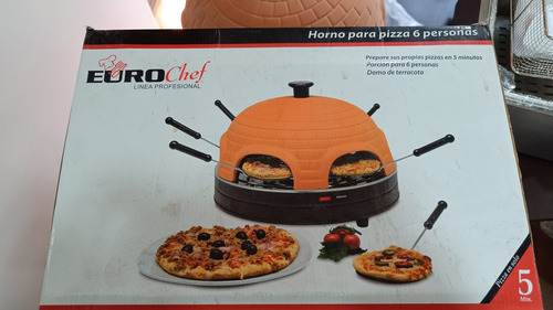 Horno Para Pizza 6 Personas Euro Chef 