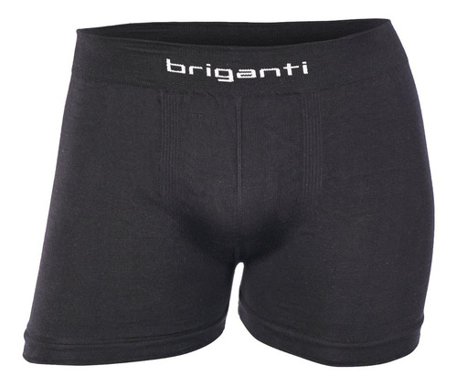 Imagen 7 de 10 de Pack X3 Boxers Hombre Algodon Briganti Negros Slip Hxim09533
