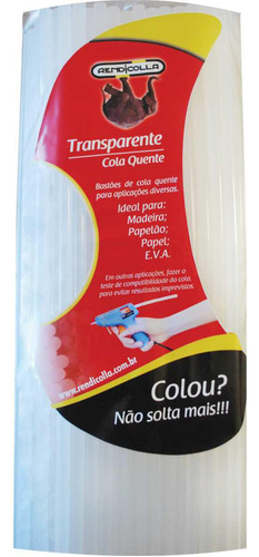 Cola Quente Refil Fina 500g.transp.7,5x30cm.