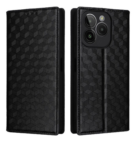 Funda For Blu Bold K10 Cierre Magnético Patrón 3d Tarjeta