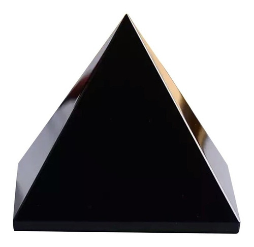 Pirámide Obsidiana Natural Negro, Pirámide Curativa 