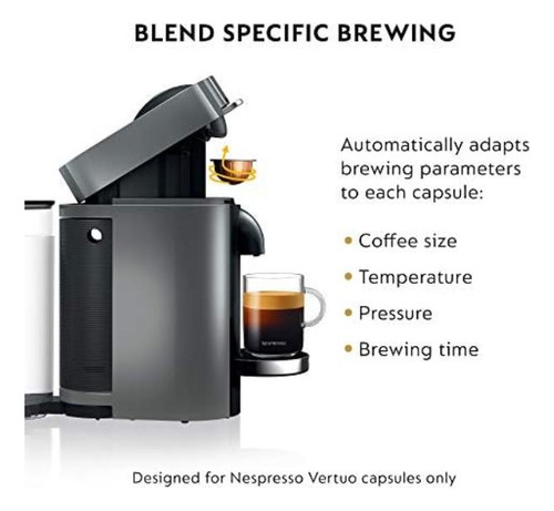 Cafetera Y Cafetera Espresso Nespresso Vertuo Plus De Delong