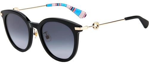 Kate Spade New York Gafas De Sol Ovaladas Para Mujer, Negro,