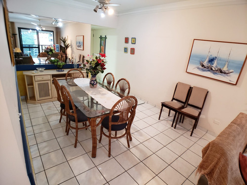 Imagem 9 de 24 de Apartamento À Venda Na Praia Das Pitangueiras Em Guarujá - 3 Dormitórios Sendo 2 Suítes - 2 Vagas De Garagem - Prédio Com Lazer - Ap05001 - 34972847