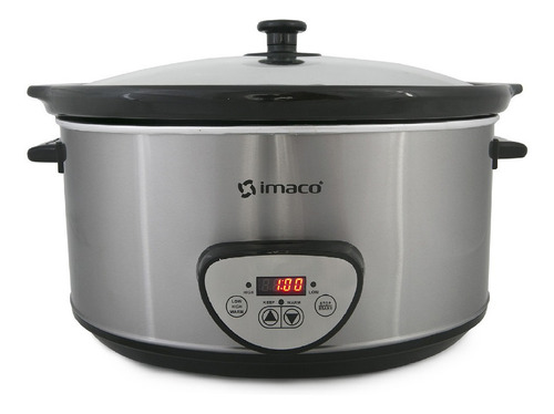 Olla De Coccion Lenta Acero, Ceramica 6.5l Imaco Slc065