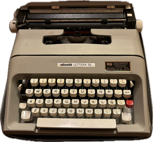 Maquina De Escribir Portatil Olivetti Lettera 35