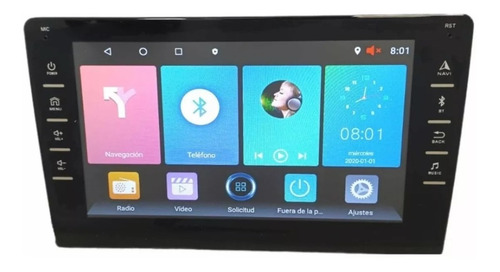 Radio Auto 2 Din Android 10 Gps Wifi Mirror Link 8