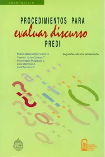 Predi Procedimiento Para Evaluar Discurso - Pavez Maria