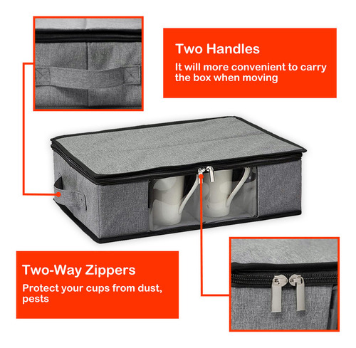 * Caja De Almacenamiento For Tazas De Café, Organizador De