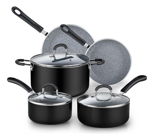 Cook N Home Juego De Utensilios De Cocina Antiadherente De C