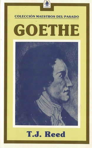 Goethe, De Reed, T.j.. Editorial Harla, Tapa Tapa Blanda En Español