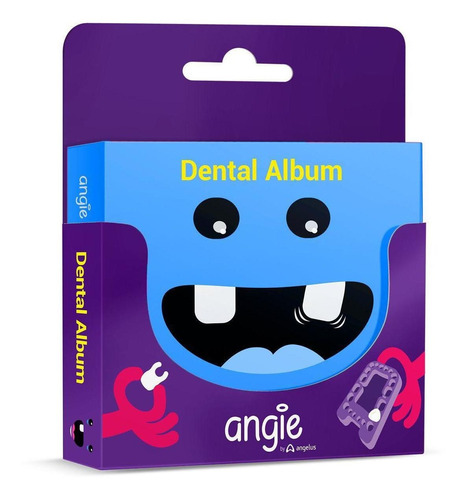 Album Dental P Guardar Os Dentes De Leite Premium Azul Angie