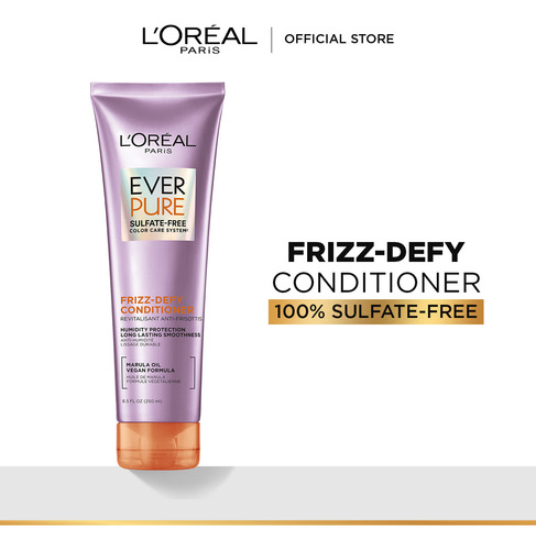 Condicionador L'oreal Paris Everpure Frizz-defy Sem Sulfato