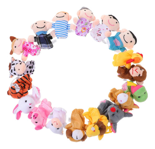 18 Juguetes Educativos Finger Puppets Story Time Finger Pupp