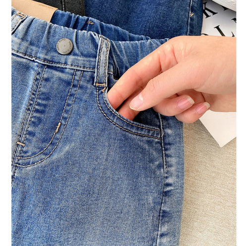 Pantalones Largos De Algodón Elástico Baligrod Para Niños
