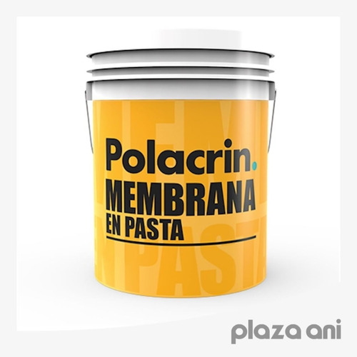 Polacrin Membrana En Pasta X 4 Litros Color Blanco