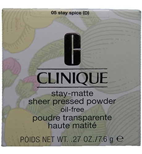 Clinique Stay Matte Sheer Sheer Powder Sin Aceite 05 Stay Sp