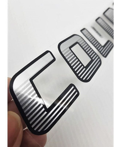 Par De Adesivos Colina S10 Emblema Porta Lateral