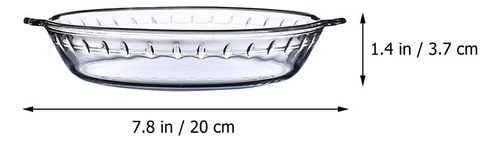 Sartén Para Asar Tostadora, Fuente Redonda De Vidrio
