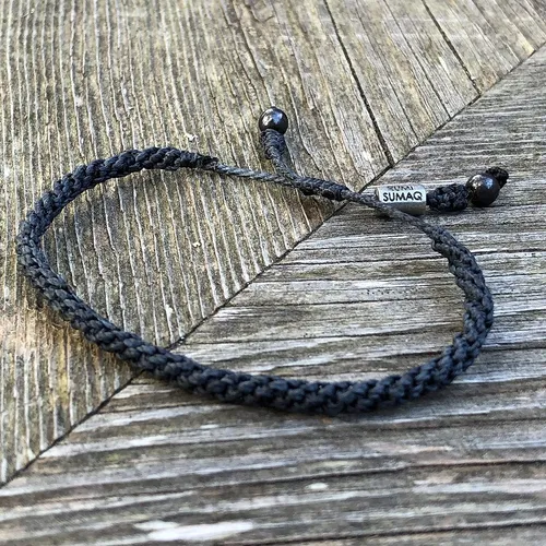 Pulsera De Cuerda Marinera Azul - Joyería Hecha Mano T...