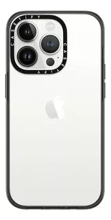 Casetify Funda Para iPhone 14 Pro ( Transparente Y Negro)