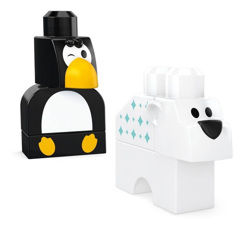 Mega Bloks Animales Del Artico 6 Pz Fisher Price 