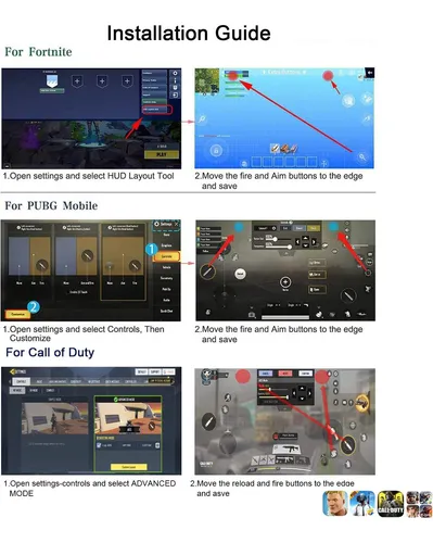 K21 Mobile Game Controller Para Pubg/call Of Duty/fortnit...