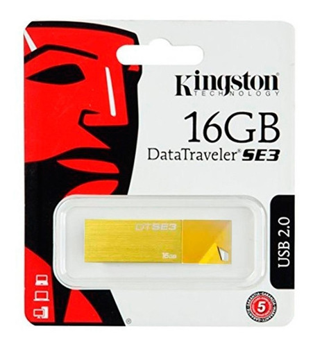 Memoria USB Kingston DataTraveler SE3 DTSE3 16GB 2.0 amarillo