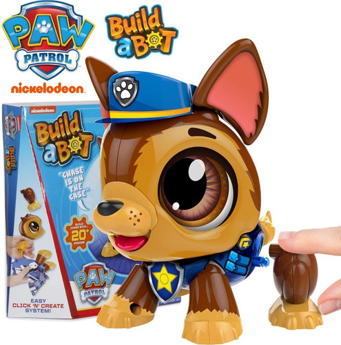 Imagen 1 de 8 de Paw Patrol Crea Tu Propio Robot Interactivo 20 Piezas +3años