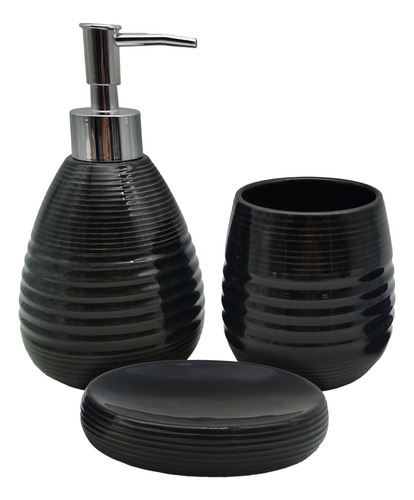 Kit Lavabo Banheiro Conjunto Com 3 Peças Cerâmica Completo