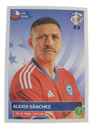 Lamina Chi21 Alexis Sánchez Álbum Copa América Usa 2024