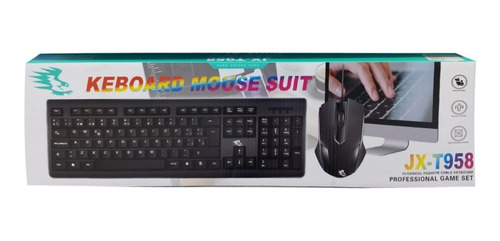 Kit Teclado Y Mouse Yelandar Jx-t958 Ergonómico Usb